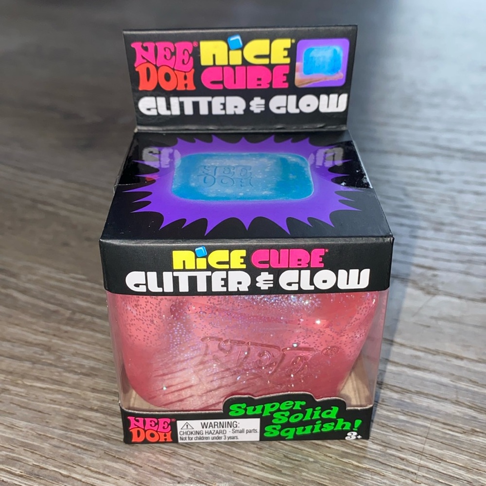 NEEDOH GLITTER & GLOW Nice Cube NIB